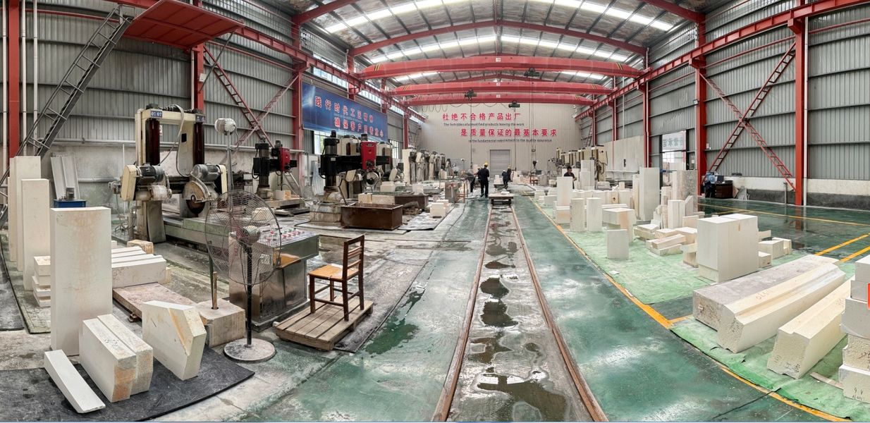 Henan Hongtai Kiln Refractory Co.,Ltd. производственная линия производителя