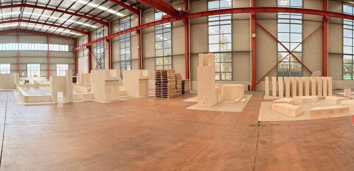 Henan Hongtai Kiln Refractory Co.,Ltd. производственная линия производителя