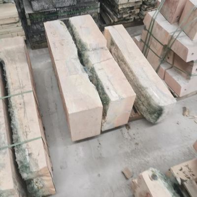 Плавучая стеклянная столовая печь AZS расплавленный отливный огнеупорный кирпич с содержанием CrO 0,1-0,3%