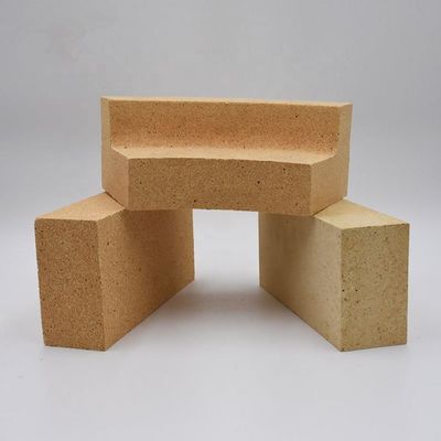 Пиццерийная печь из глиняных кирпичей Стандартный размер 230x114x75 мм в желтом цвете с алюминиевым кирпичом