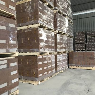 Кастомизированное содержание CaO Магнезия Железный спинель Рефракторный кирпич для цементной вращающейся печи