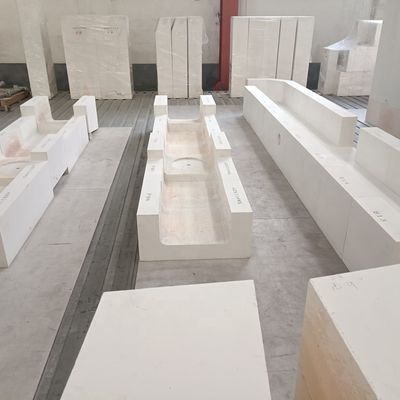 АЗС расплавленные литые блоки для применения в стекольной промышленности
